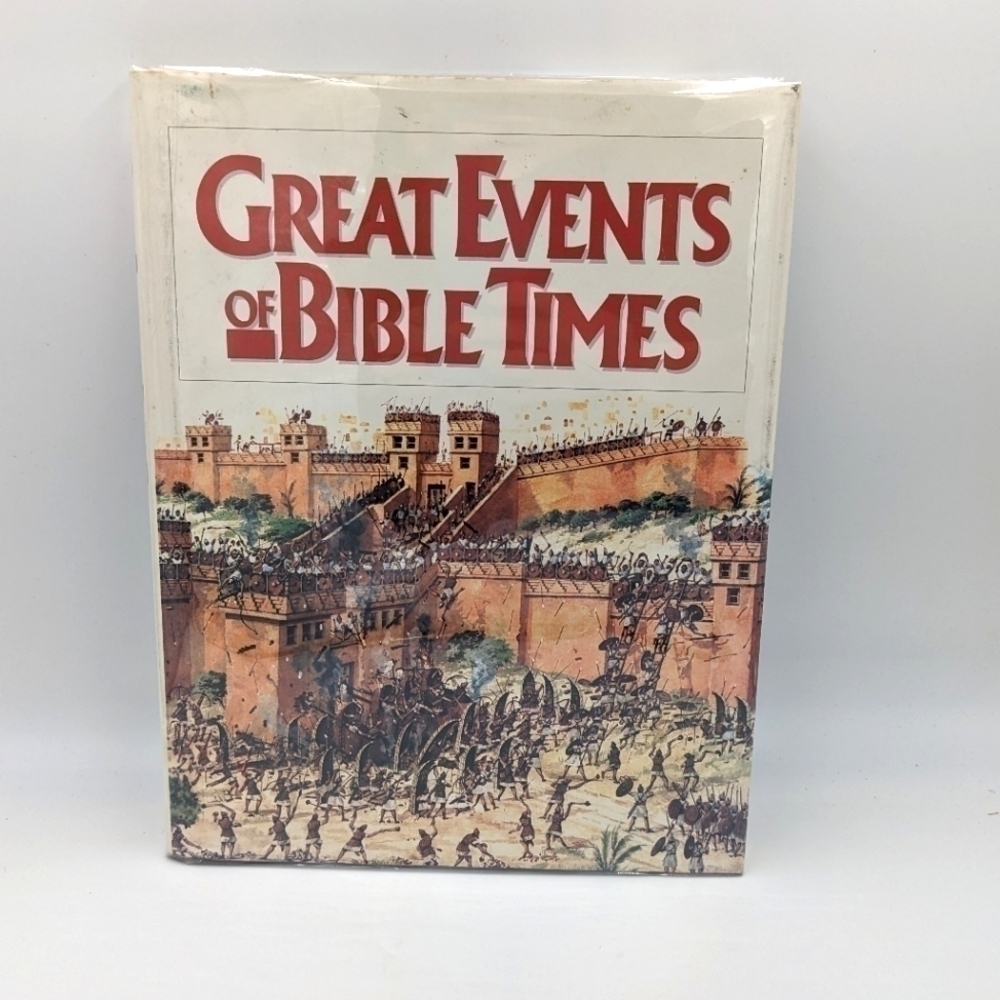 Great Events of Bible Times Hardcover Book Biblical Religious